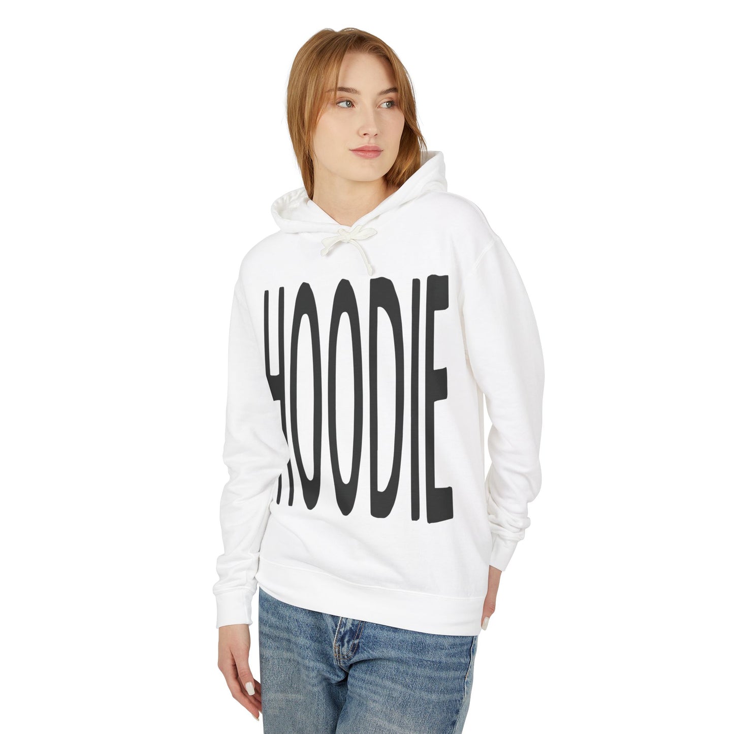 Obvious Collection Lightweight Hoodie - Funny and Ironic 'HOODIE' Design