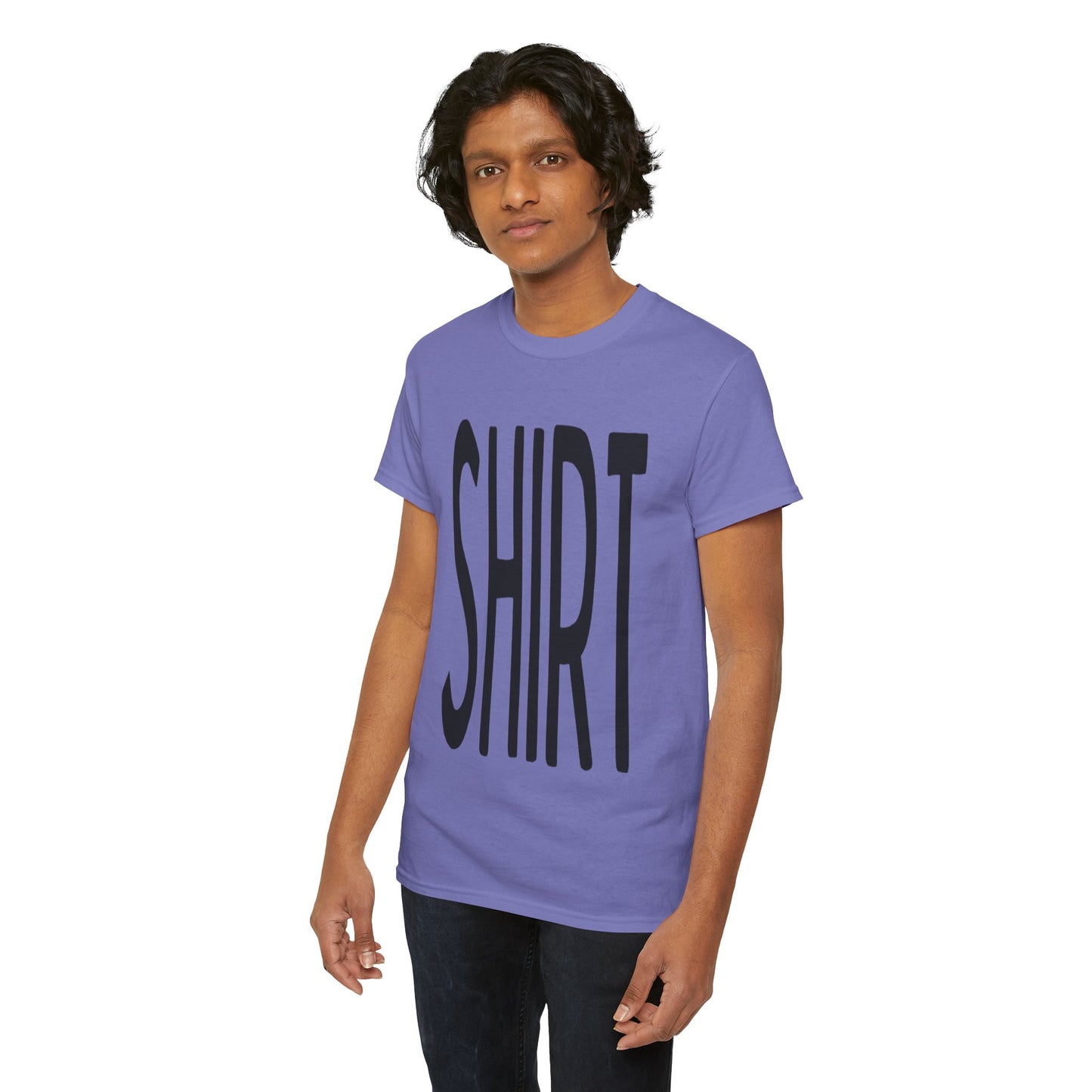 Obvious Design T-Shirt - 'Shirt' Text Front & Back