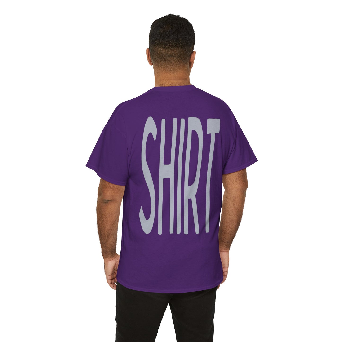 Obvious Design T-Shirt - 'Shirt' Text Front & Back