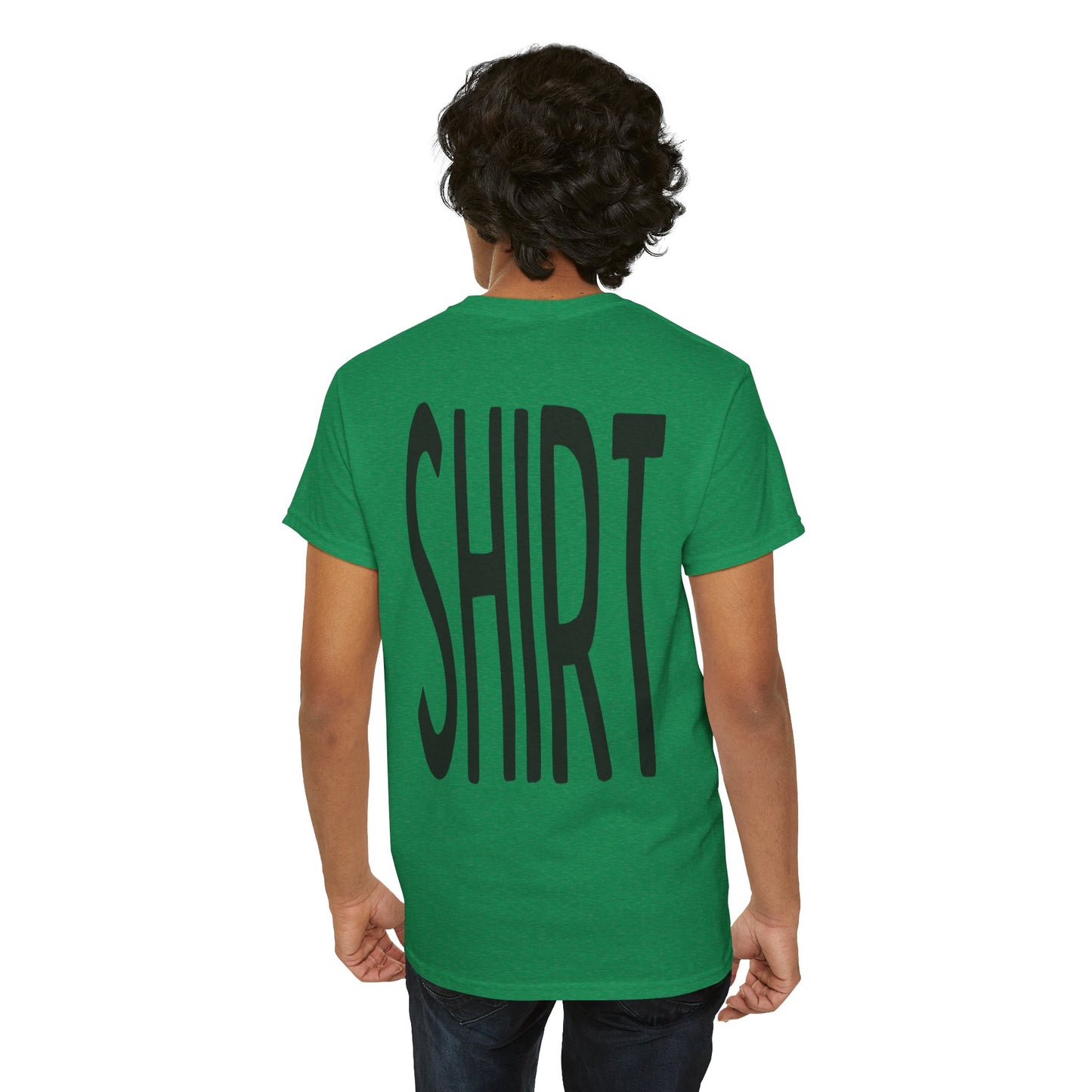 Obvious Design T-Shirt - 'Shirt' Text Front & Back