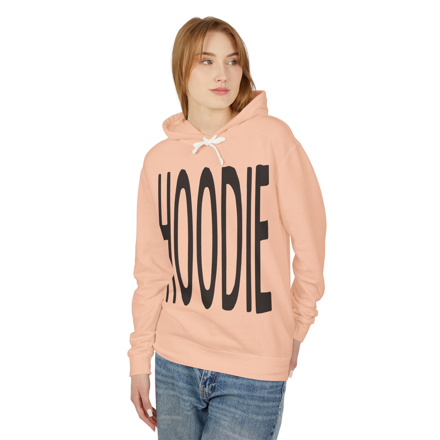 Obvious Collection Lightweight Hoodie - Funny and Ironic 'HOODIE' Design