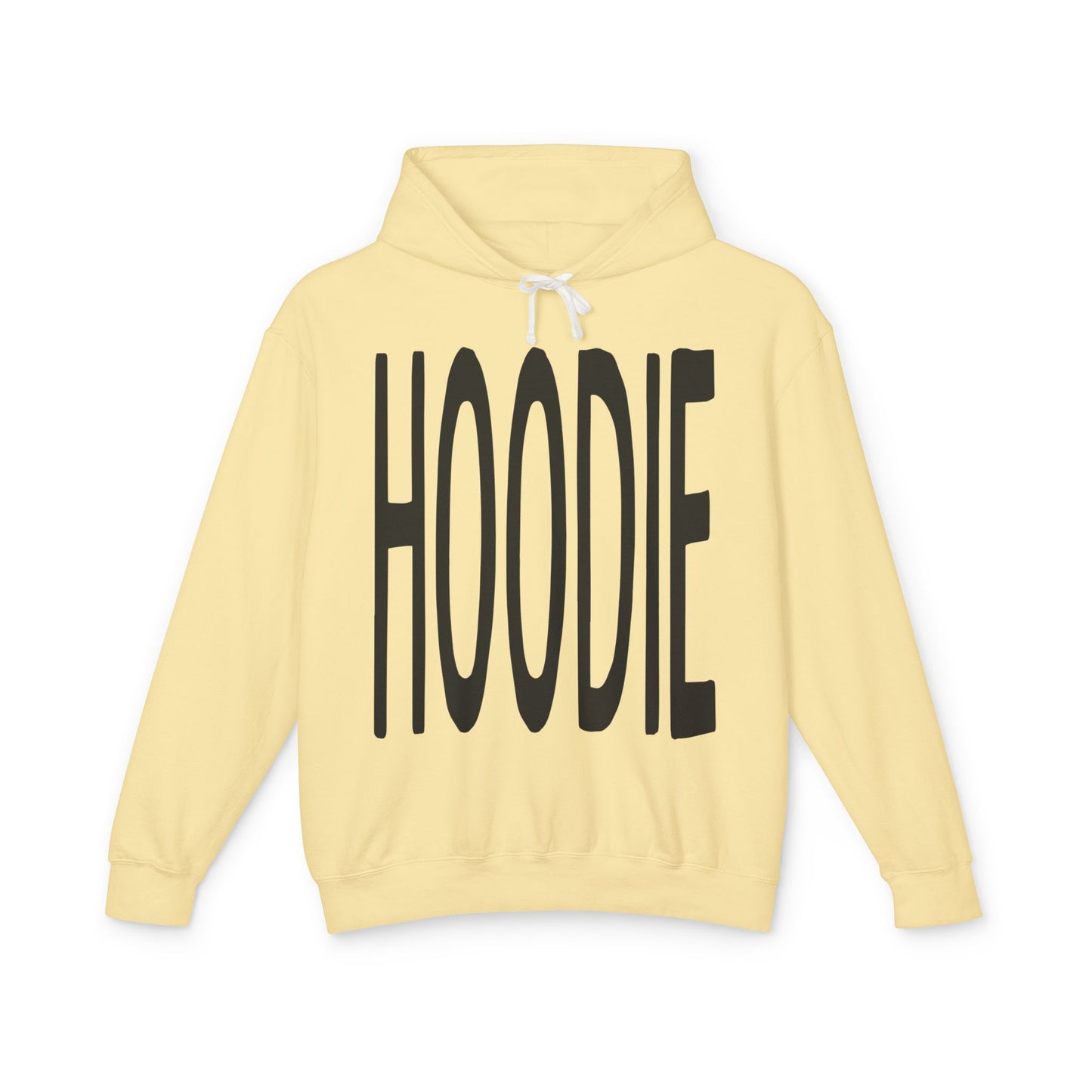 Obvious Collection Lightweight Hoodie - Funny and Ironic 'HOODIE' Design