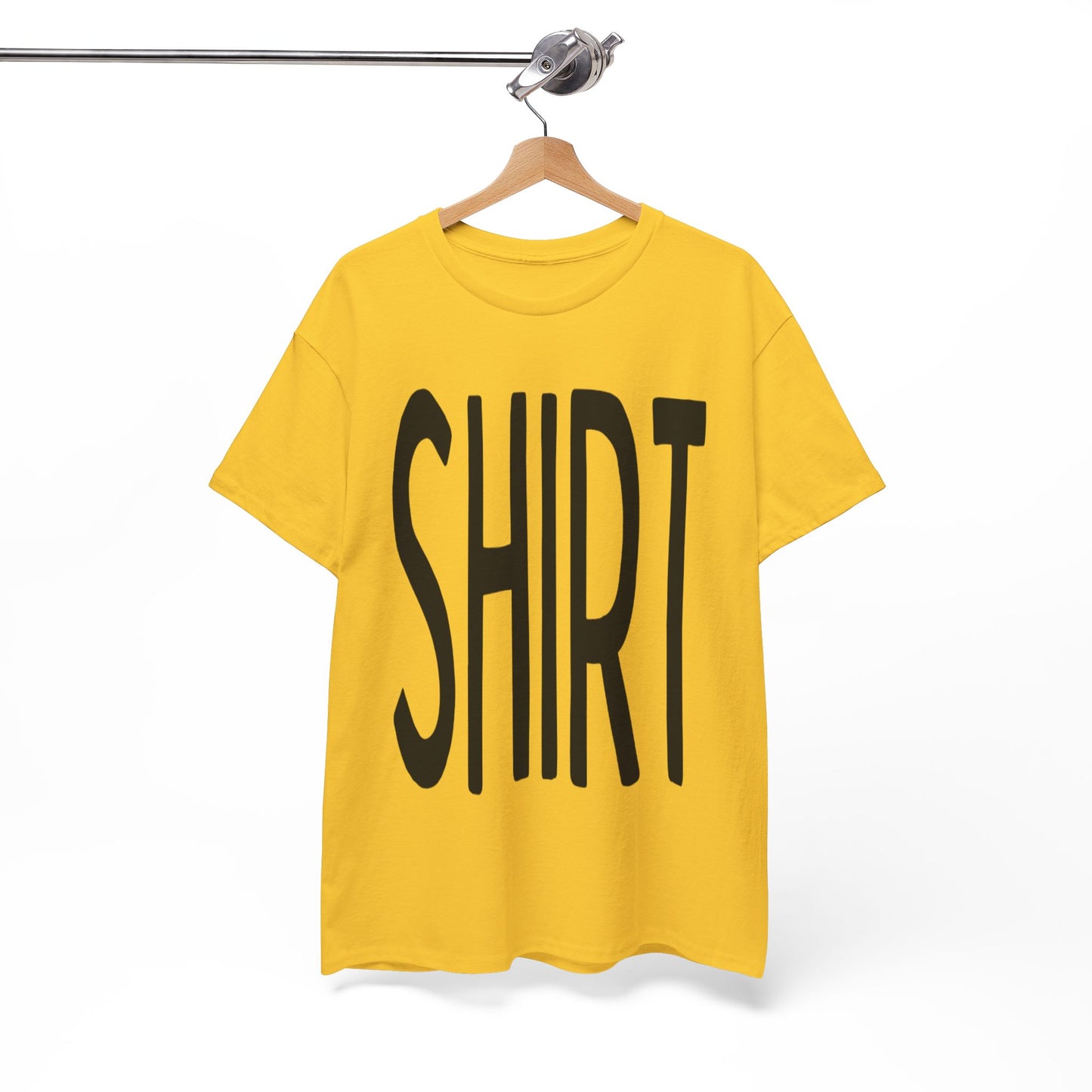 Obvious Design T-Shirt - 'Shirt' Text Front & Back