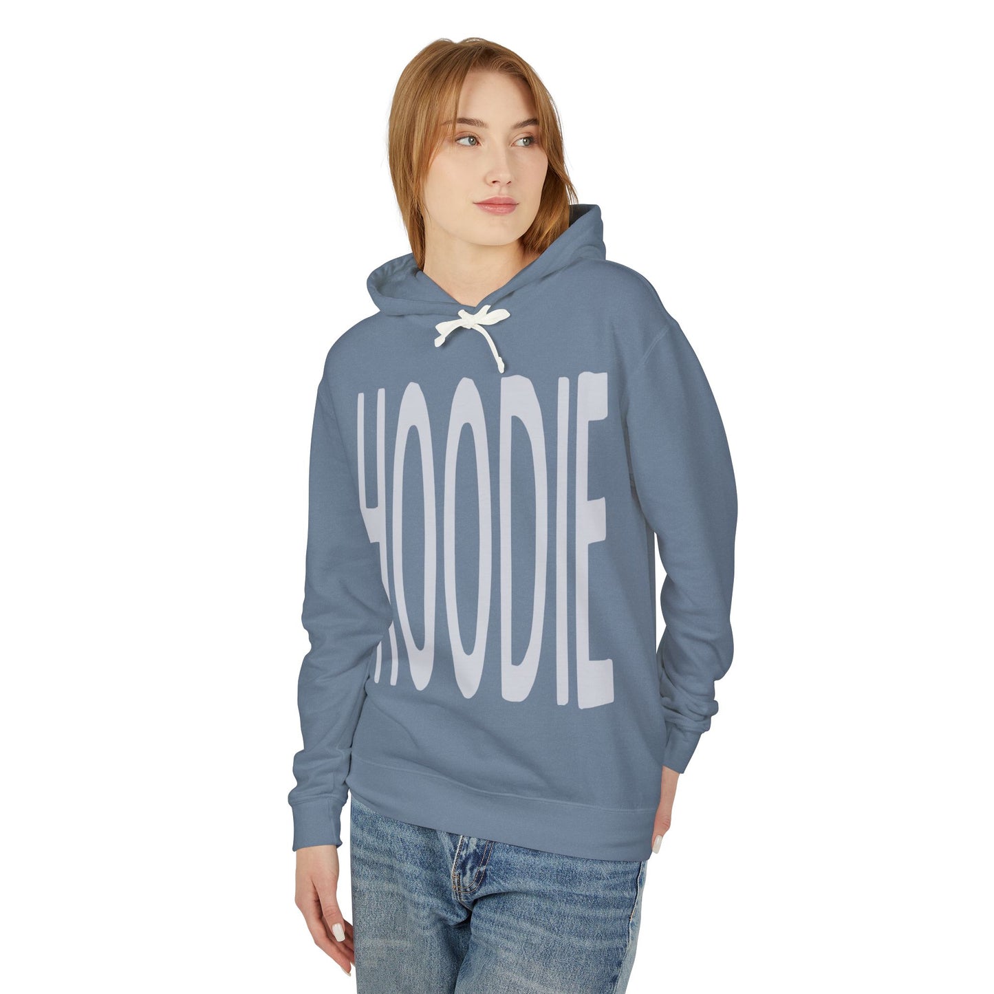 Obvious Collection Lightweight Hoodie - Funny and Ironic 'HOODIE' Design
