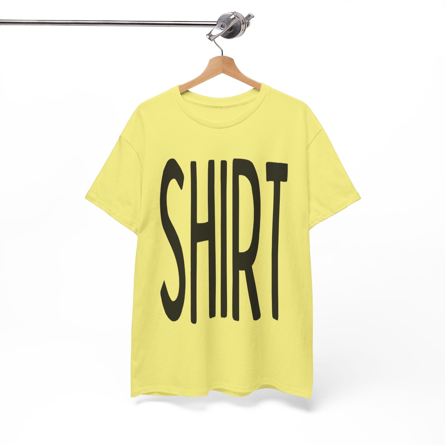 Obvious Design T-Shirt - 'Shirt' Text Front & Back
