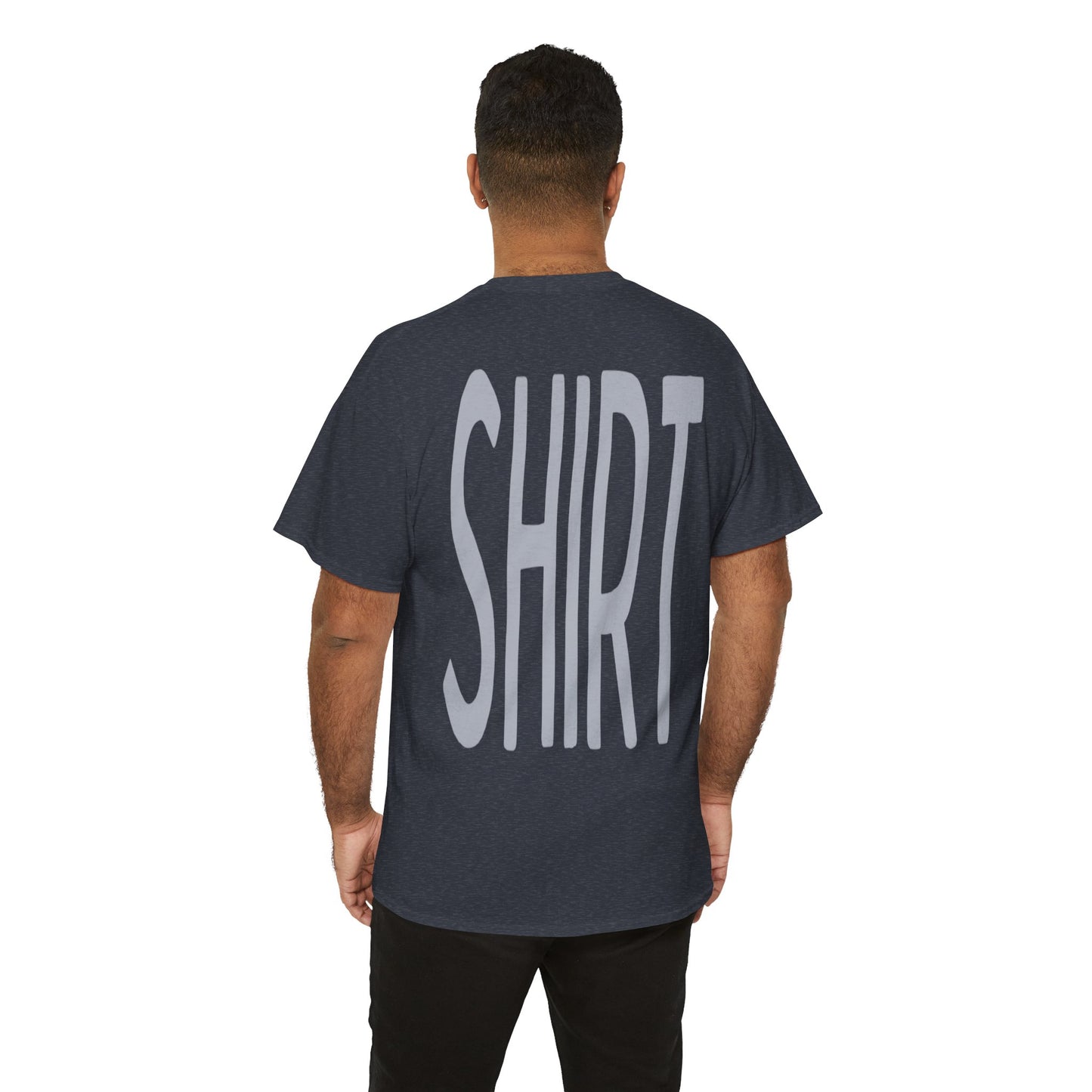 Obvious Design T-Shirt - 'Shirt' Text Front & Back