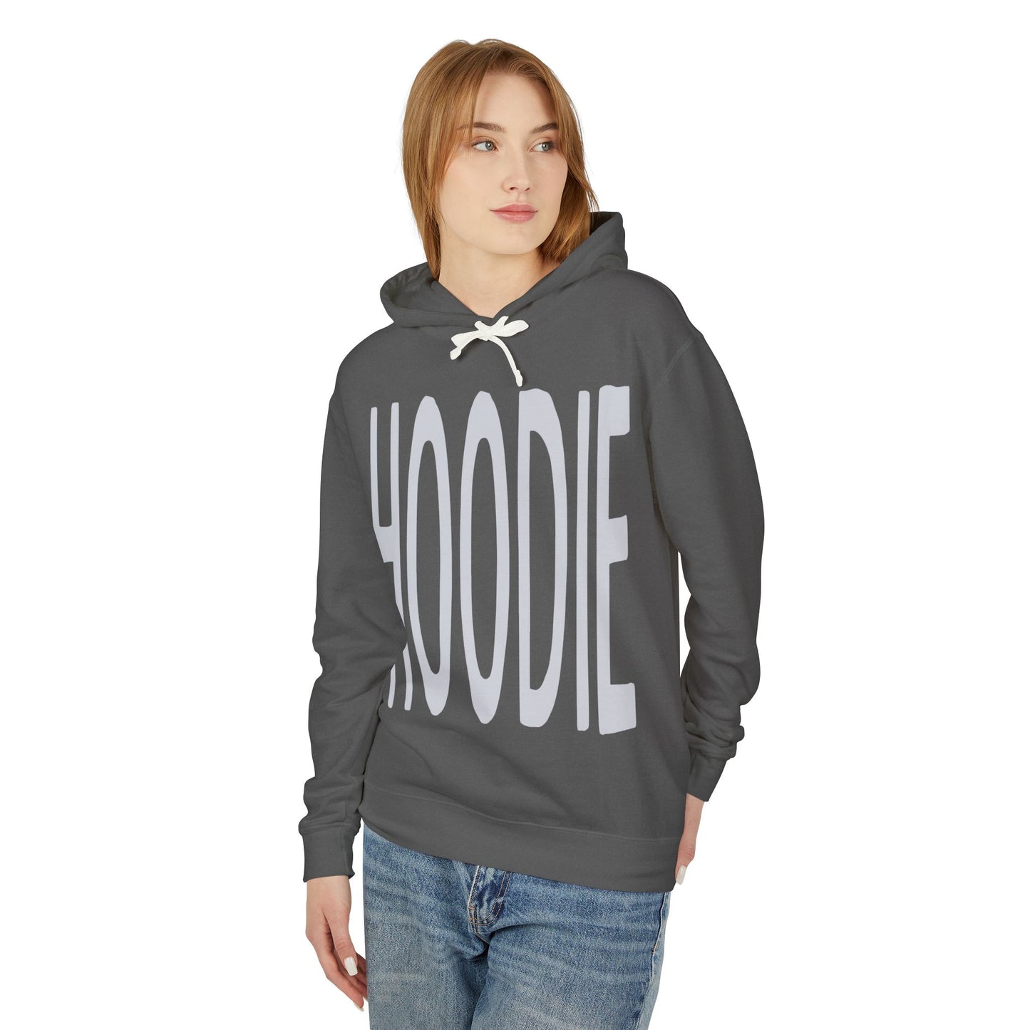 Obvious Collection Lightweight Hoodie - Funny and Ironic 'HOODIE' Design