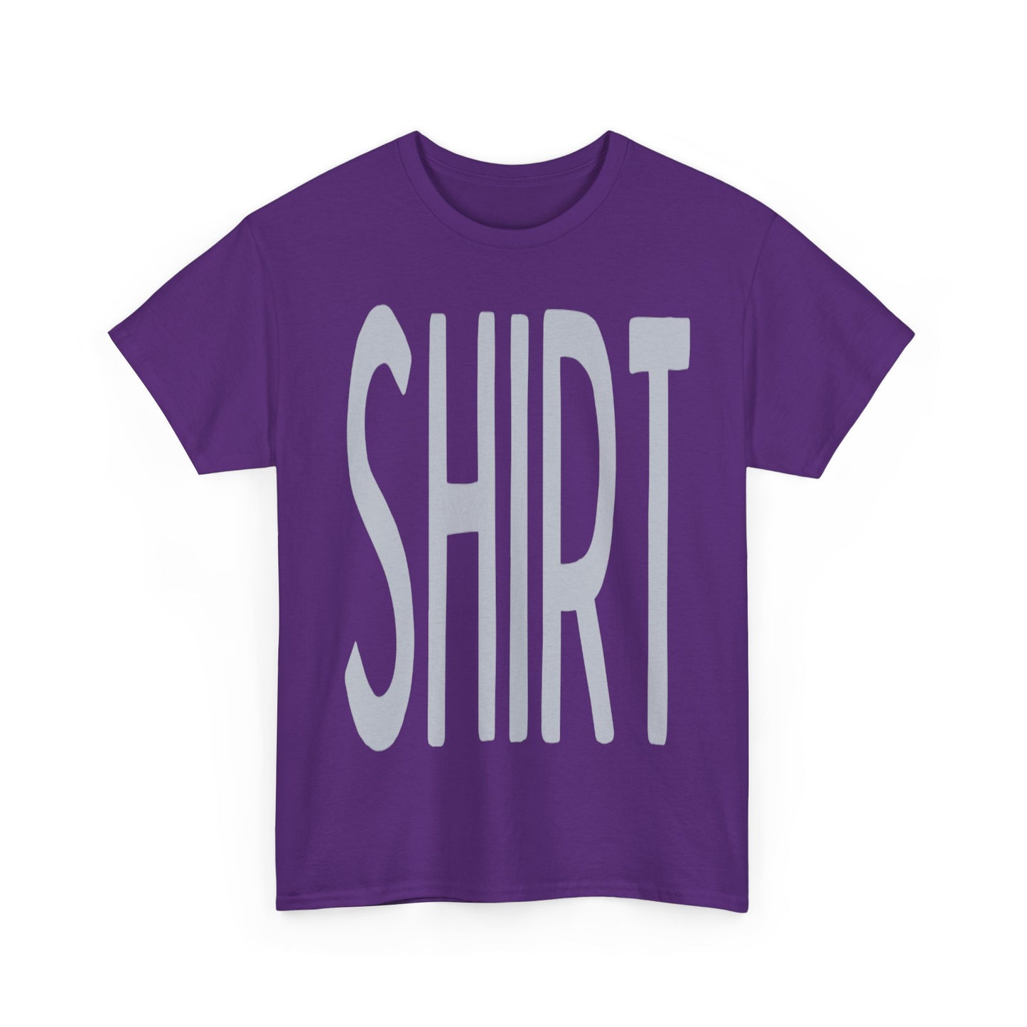 Obvious Design T-Shirt - 'Shirt' Text Front & Back