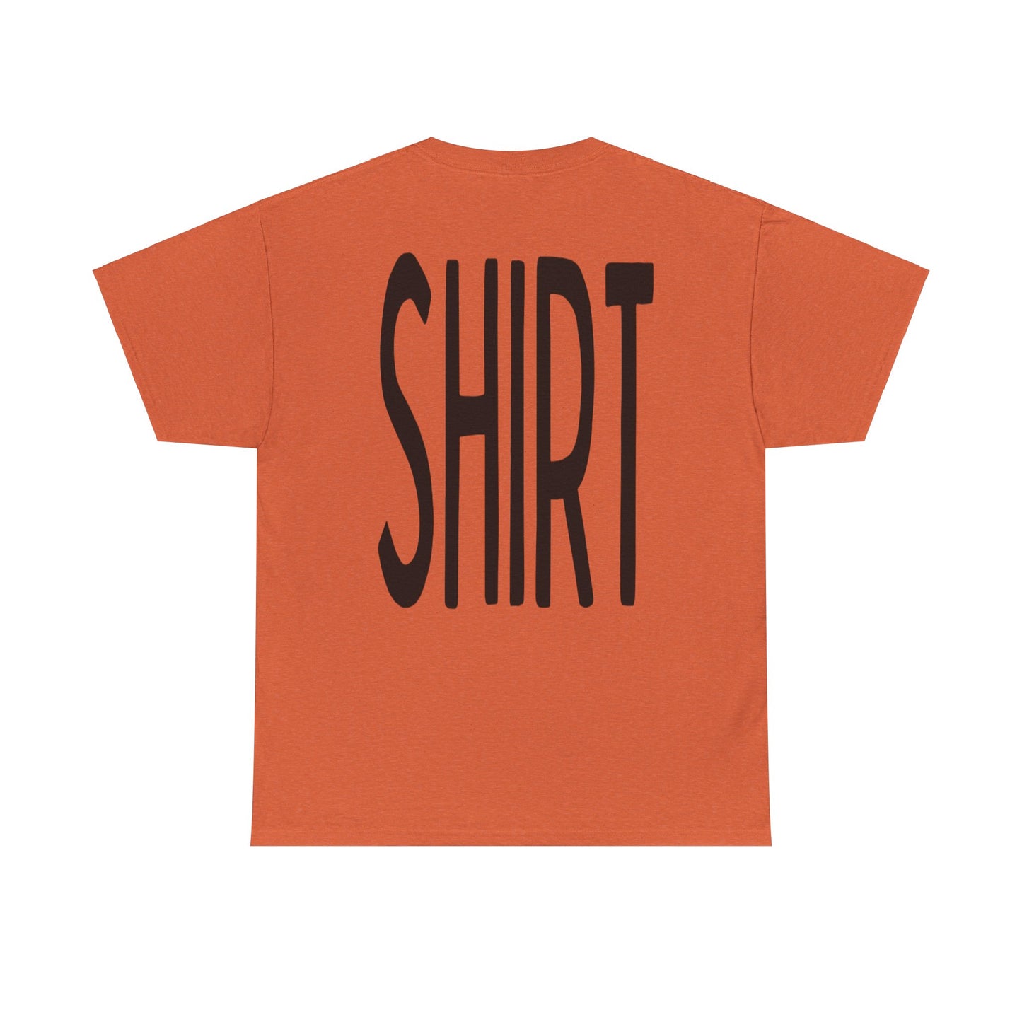 Obvious Design T-Shirt - 'Shirt' Text Front & Back