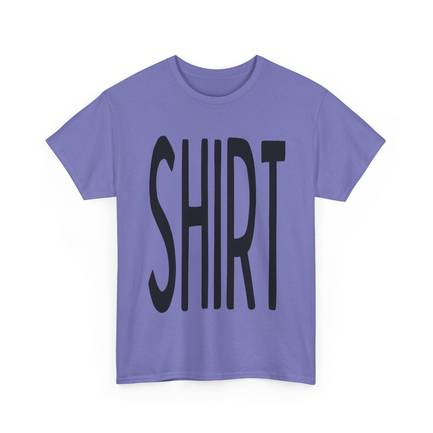 Obvious Design T-Shirt - 'Shirt' Text Front & Back