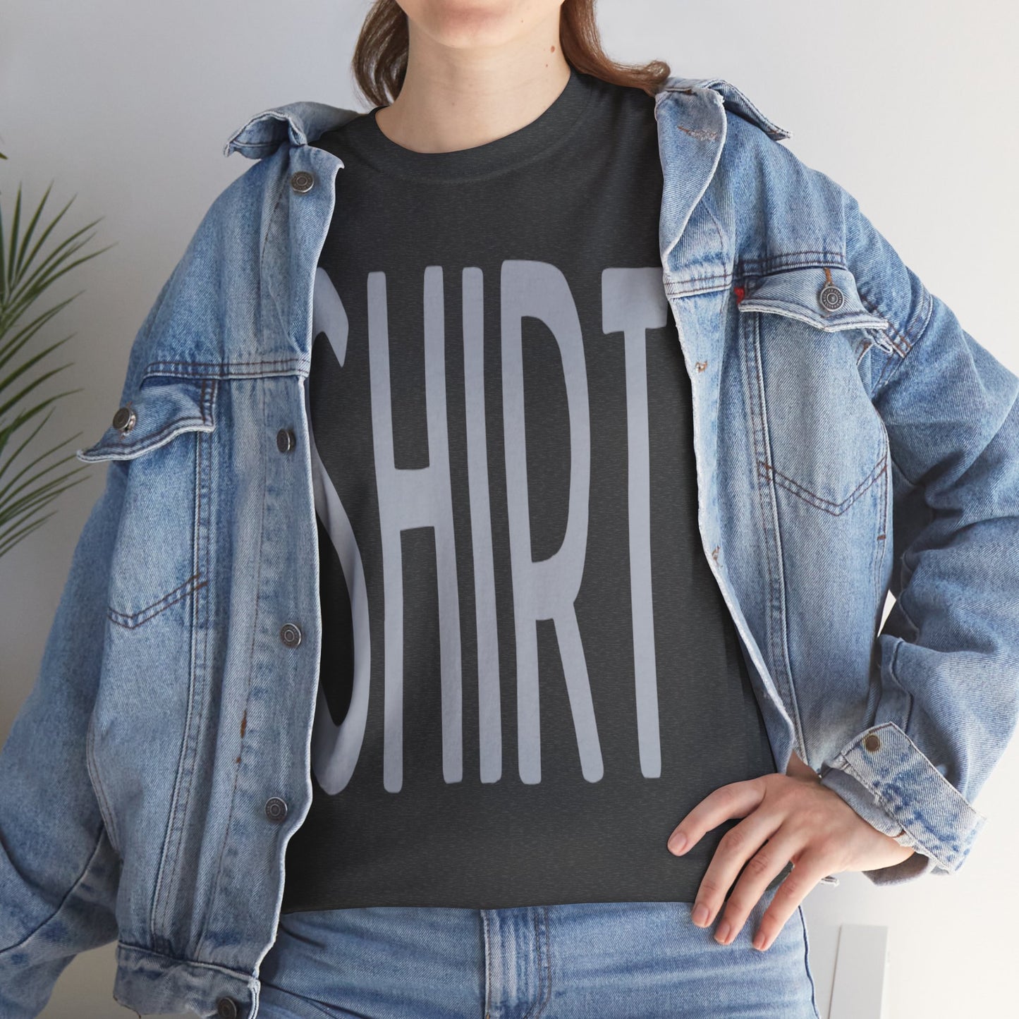 Obvious Design T-Shirt - 'Shirt' Text Front & Back