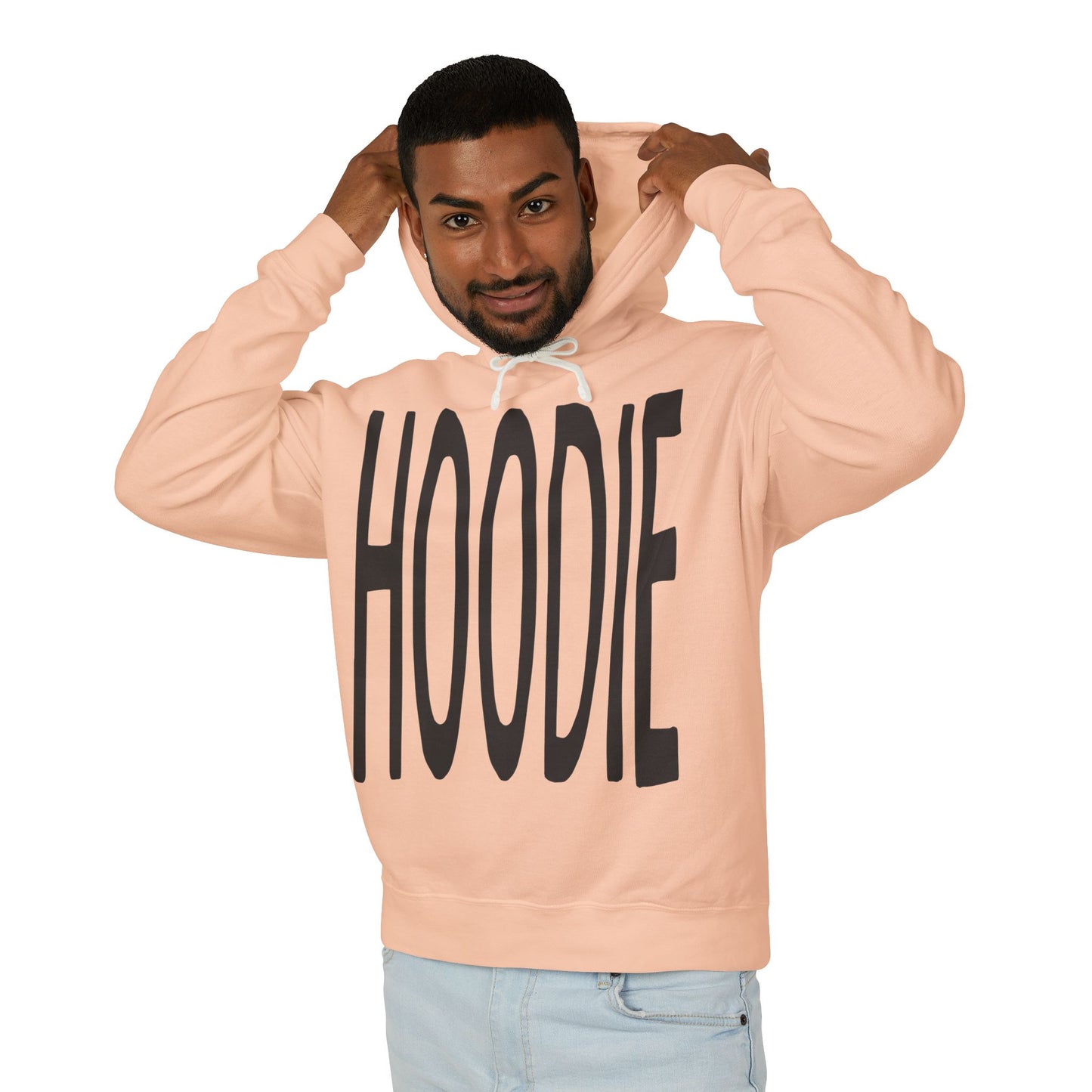 Obvious Collection Lightweight Hoodie - Funny and Ironic 'HOODIE' Design