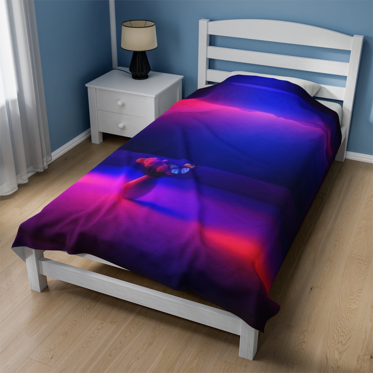 Unique Depth Blanket, Soft Plush Throw, Cozy Warm Bedding, Unique Comforting Home Decor, Depth Design