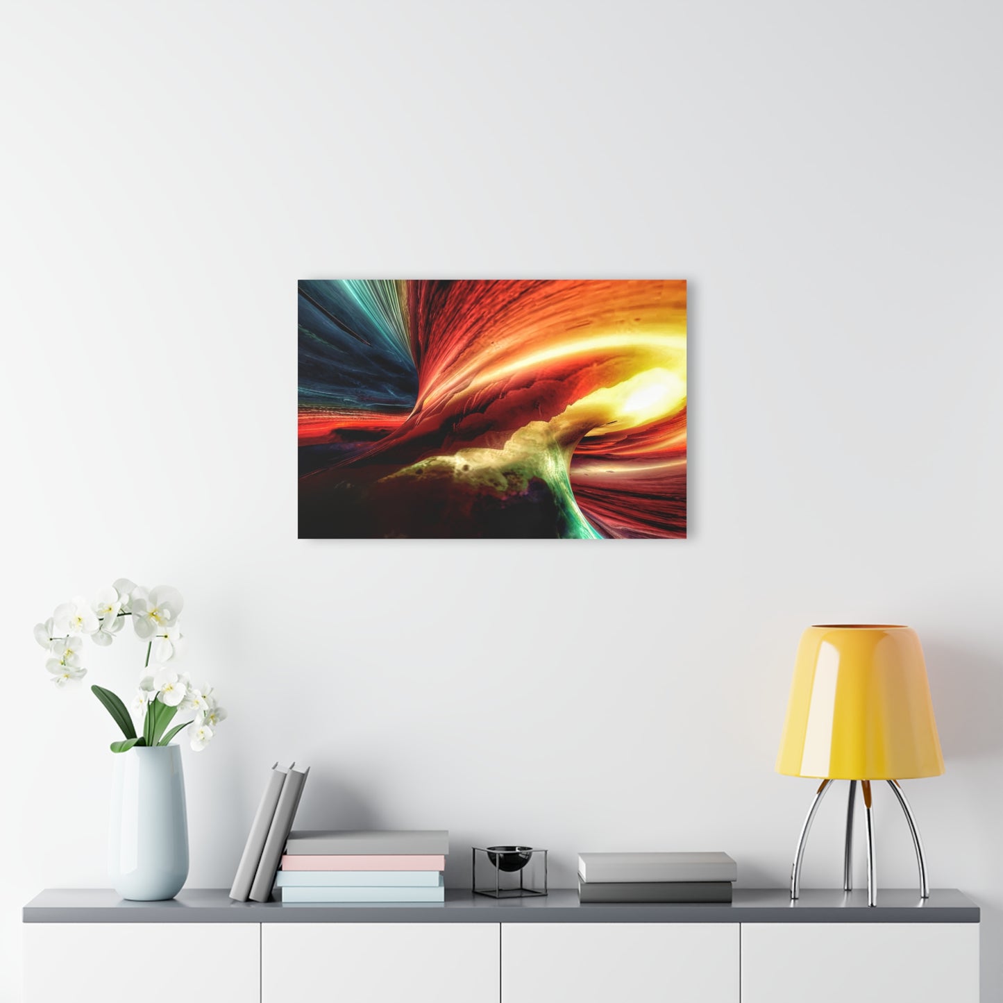 Vibrant Abstract Acrylic Print - Modern Wall Art for Home Decor