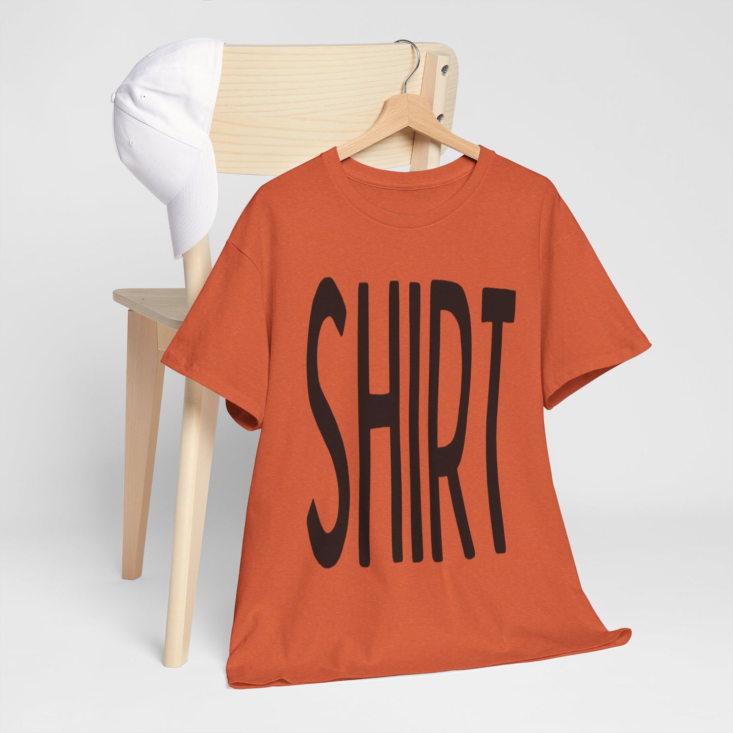 Obvious Design T-Shirt - 'Shirt' Text Front & Back