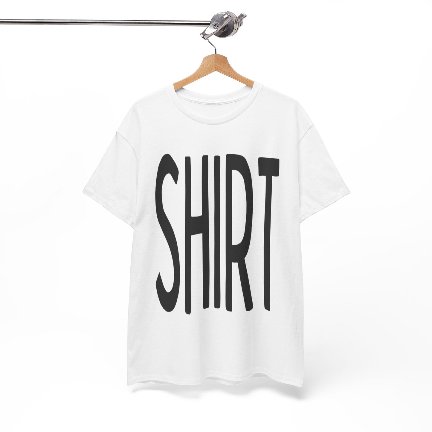 Obvious Design T-Shirt - 'Shirt' Text Front & Back