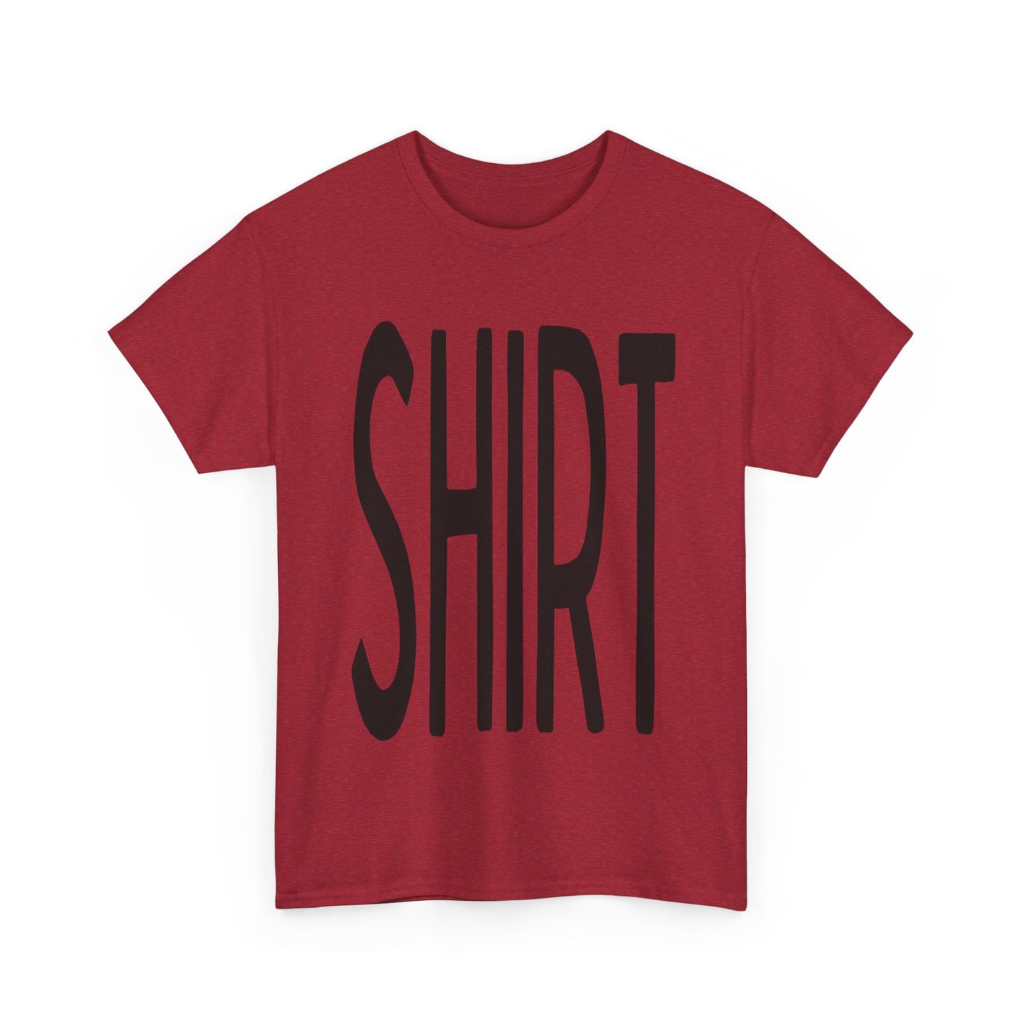 Obvious Design T-Shirt - 'Shirt' Text Front & Back
