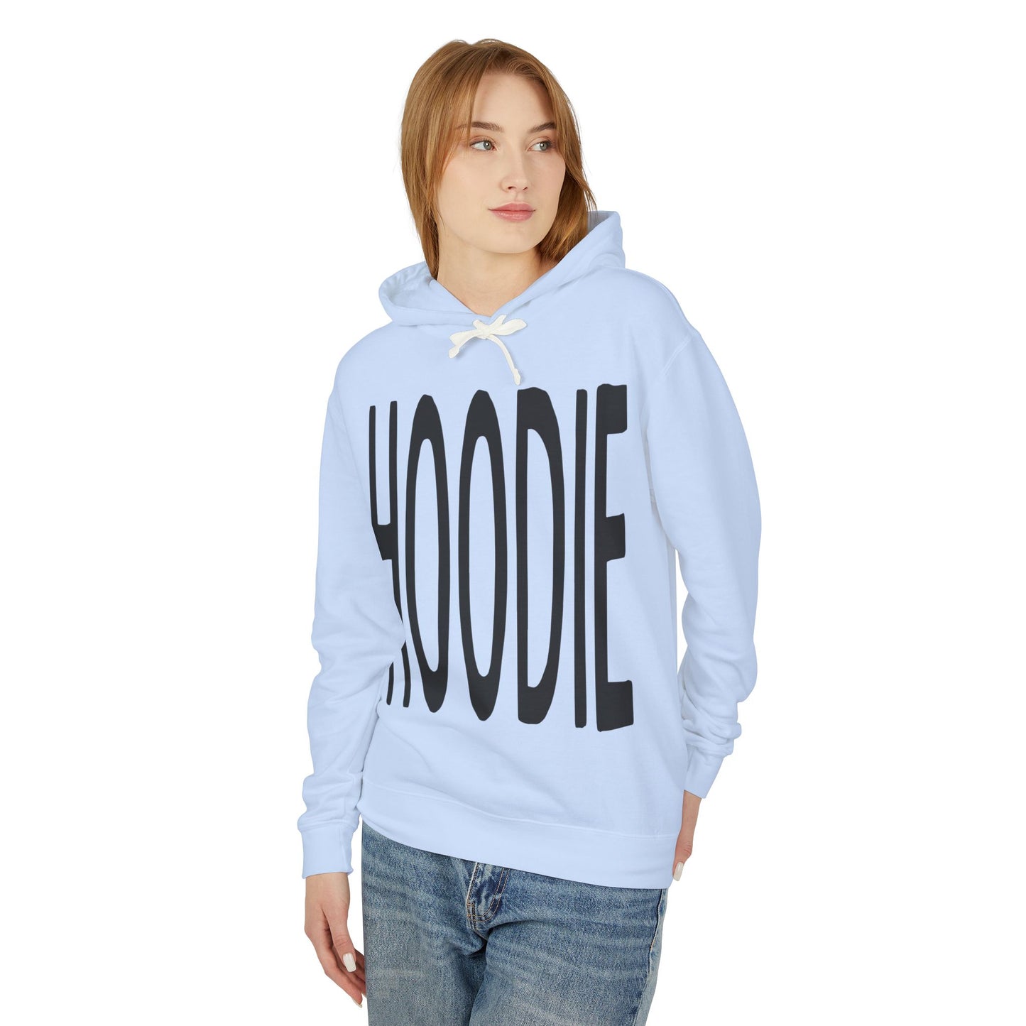 Obvious Collection Lightweight Hoodie - Funny and Ironic 'HOODIE' Design