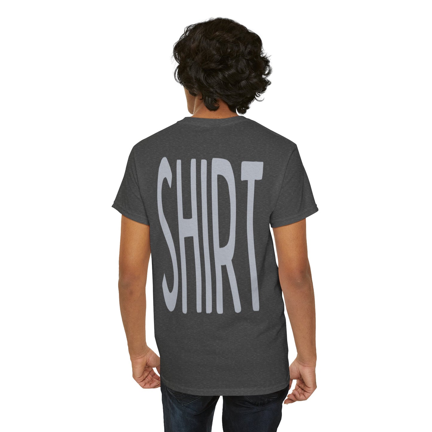 Obvious Design T-Shirt - 'Shirt' Text Front & Back