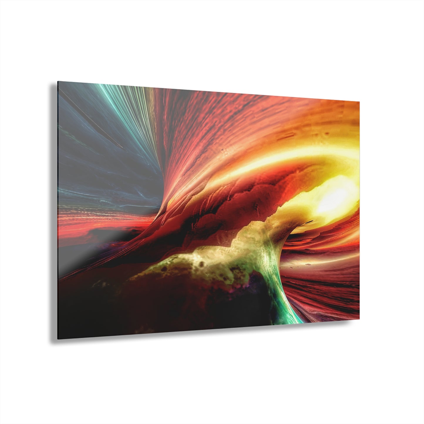Vibrant Abstract Acrylic Print - Modern Wall Art for Home Decor