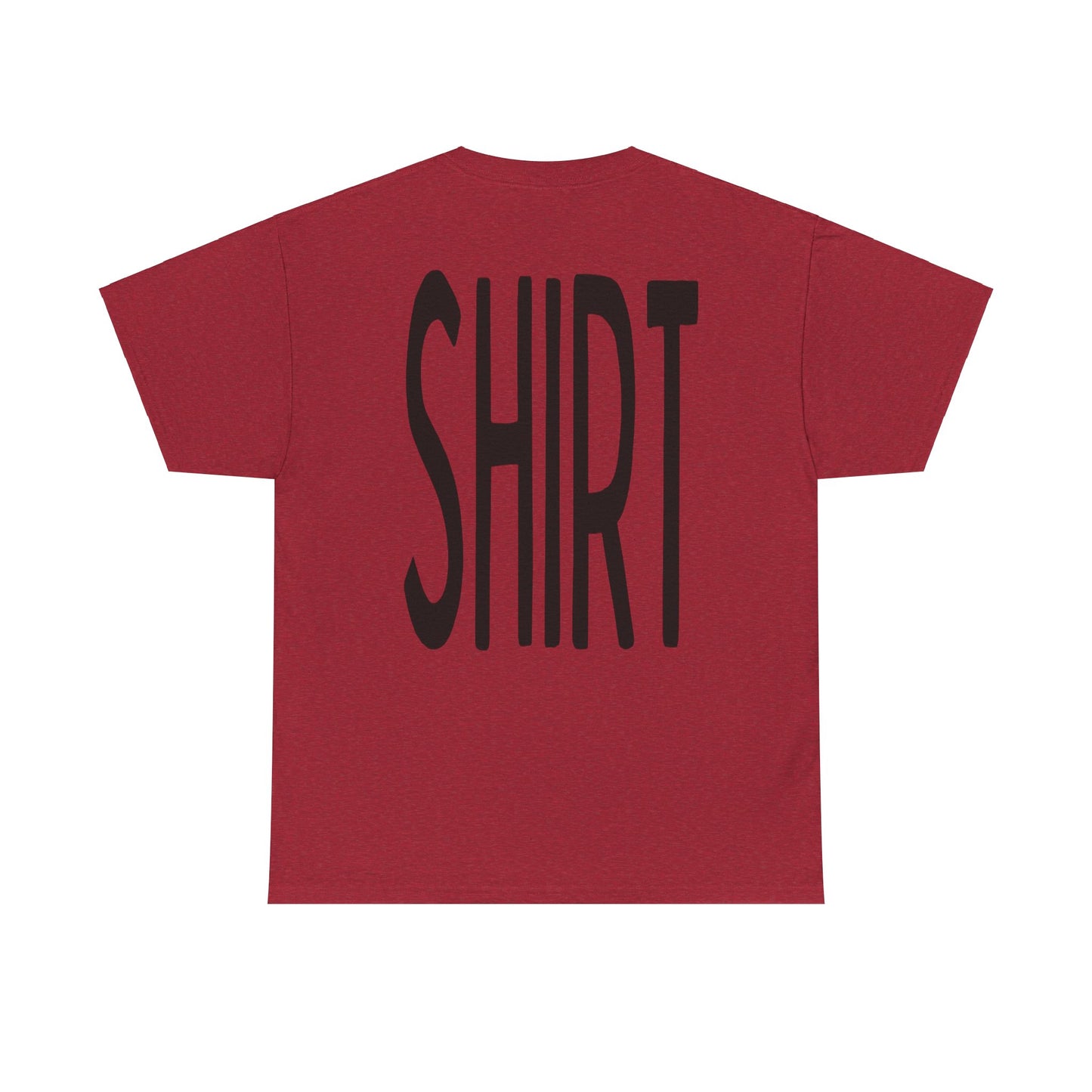 Obvious Design T-Shirt - 'Shirt' Text Front & Back