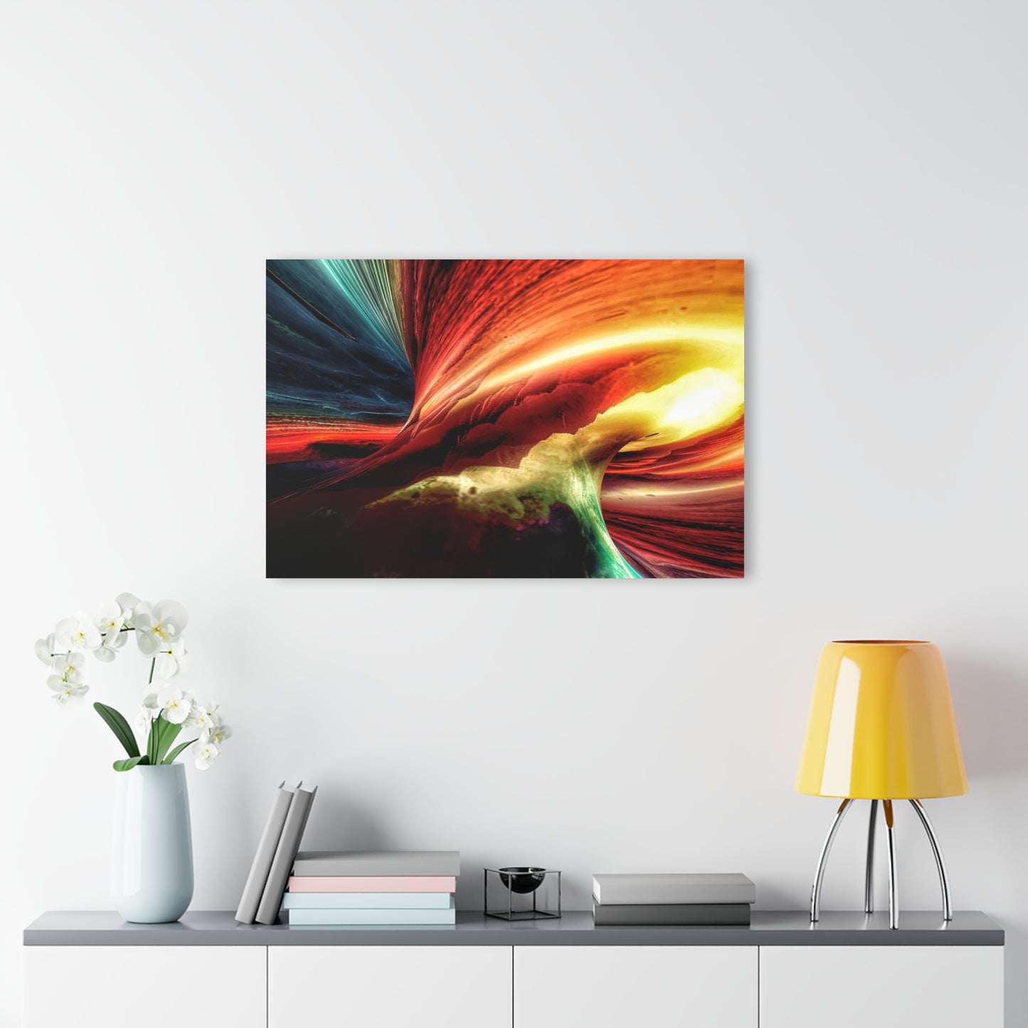 Vibrant Abstract Acrylic Print - Modern Wall Art for Home Decor