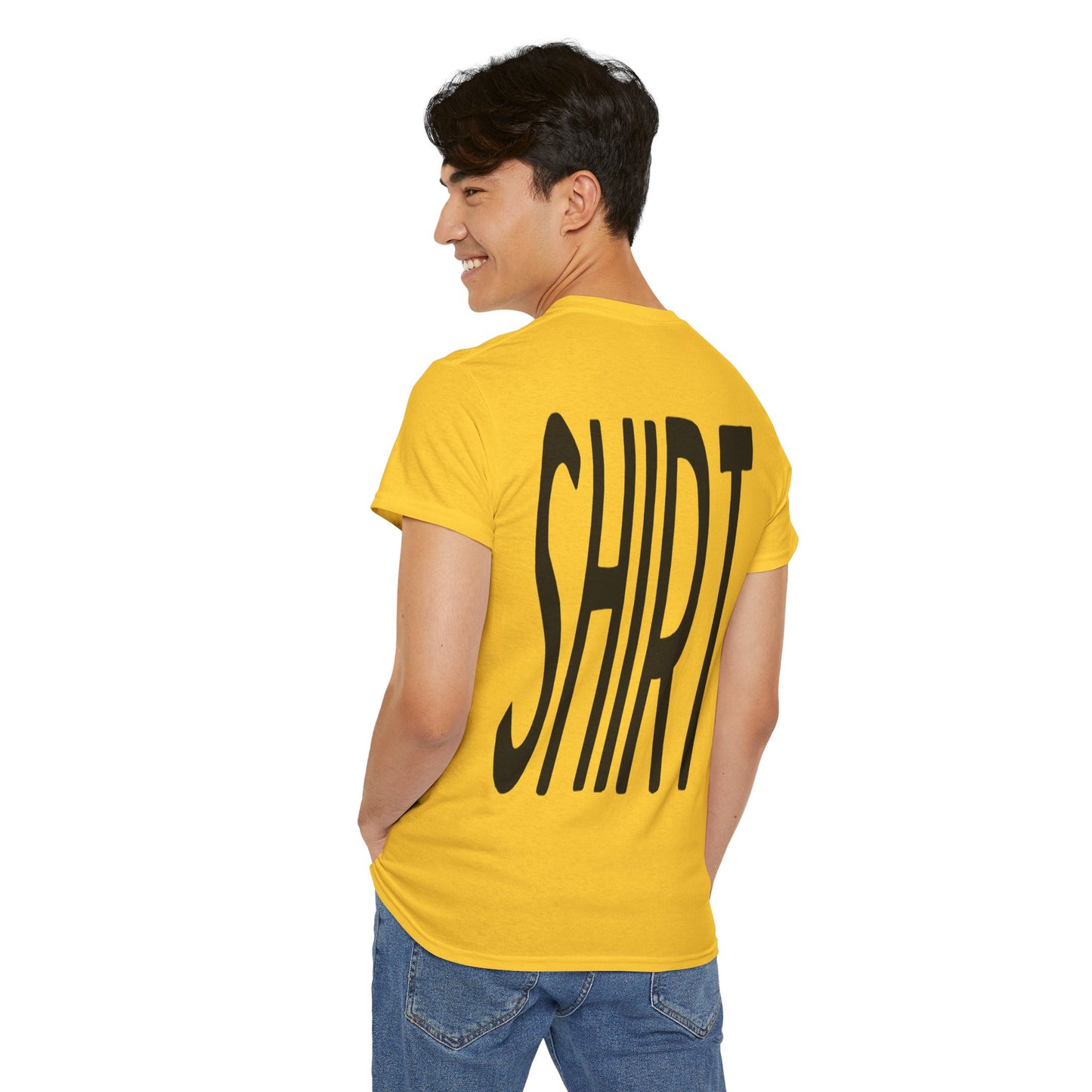 Obvious Design T-Shirt - 'Shirt' Text Front & Back