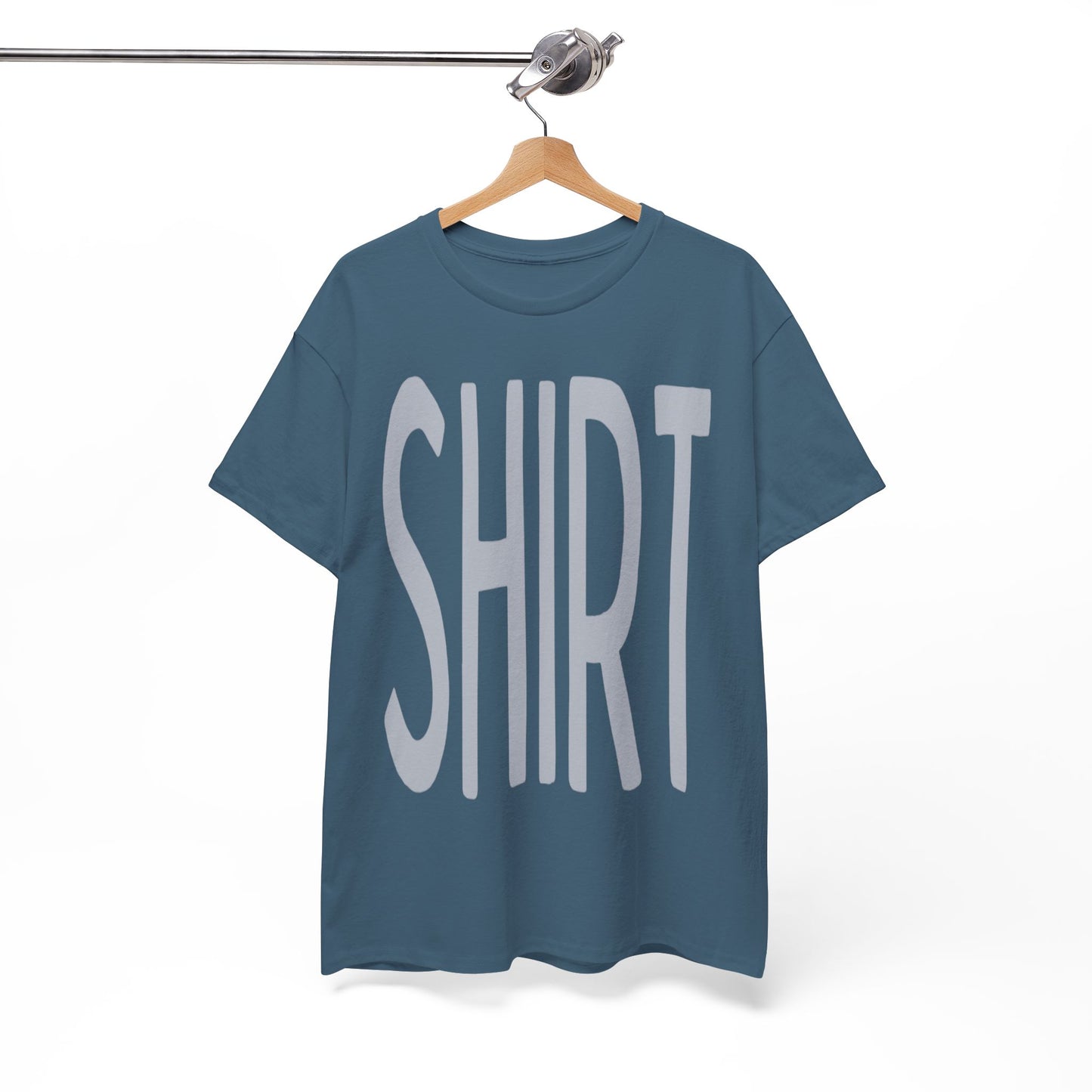 Obvious Design T-Shirt - 'Shirt' Text Front & Back