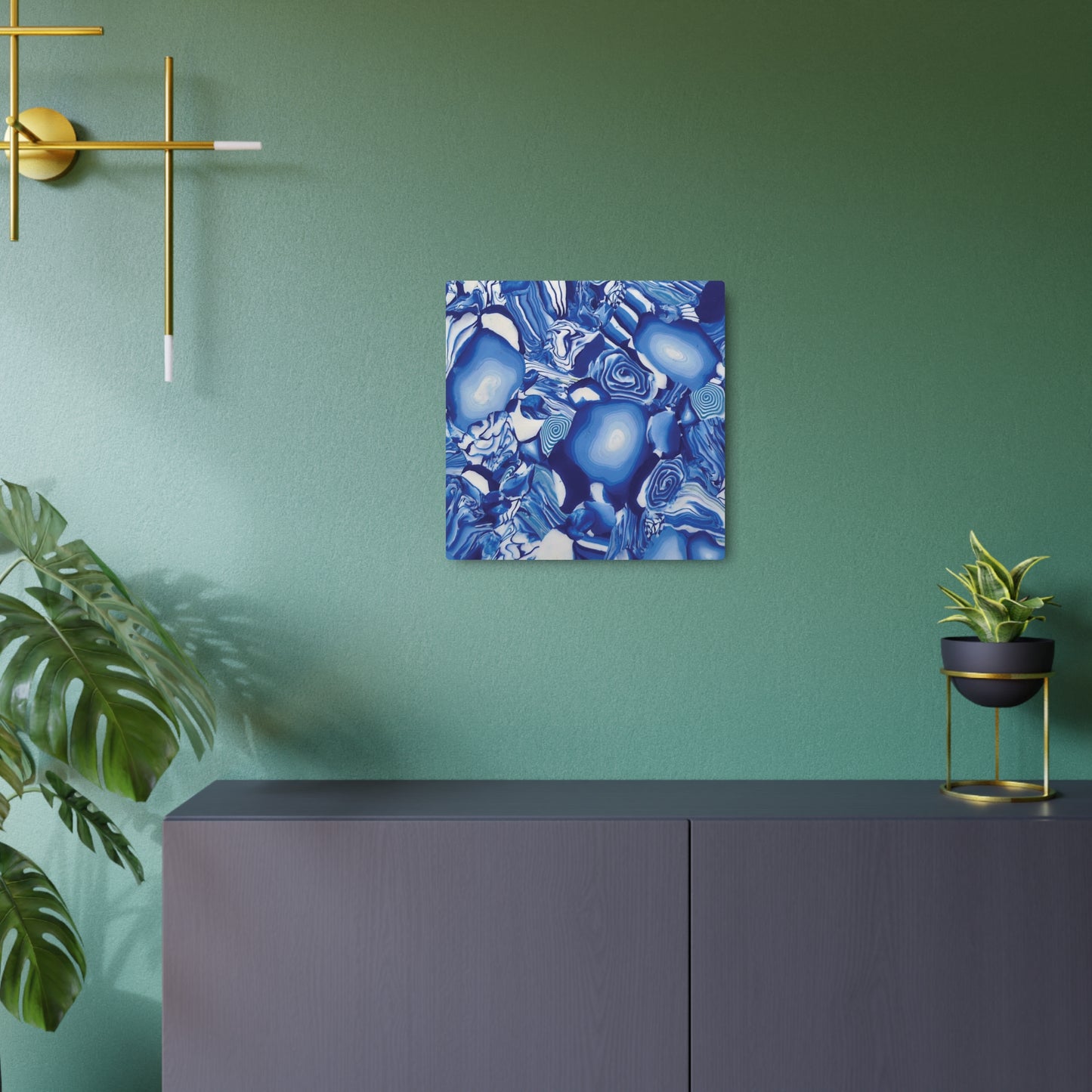 Swircles of Clay - Metal Art Sign – Wall Decor