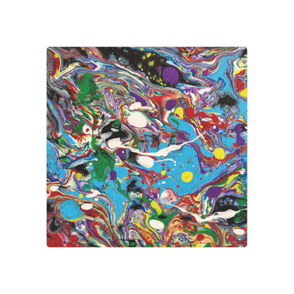 Rainbow Intricacy - Metal Art Sign – Vibrant Colorful Wall Decor