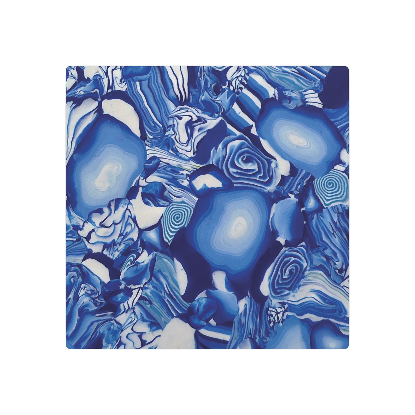 Swircles of Clay - Metal Art Sign – Wall Decor