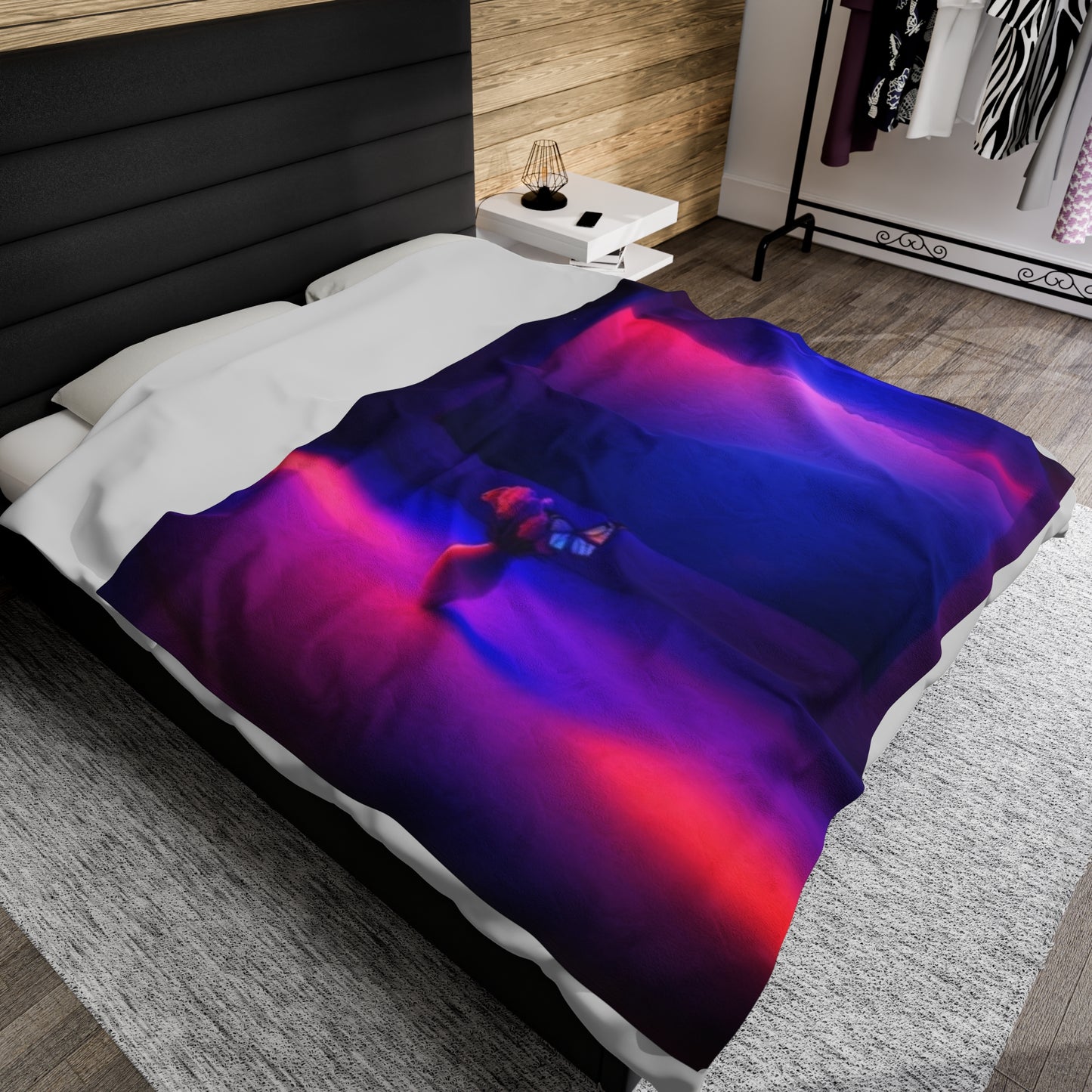 Unique Depth Blanket, Soft Plush Throw, Cozy Warm Bedding, Unique Comforting Home Decor, Depth Design