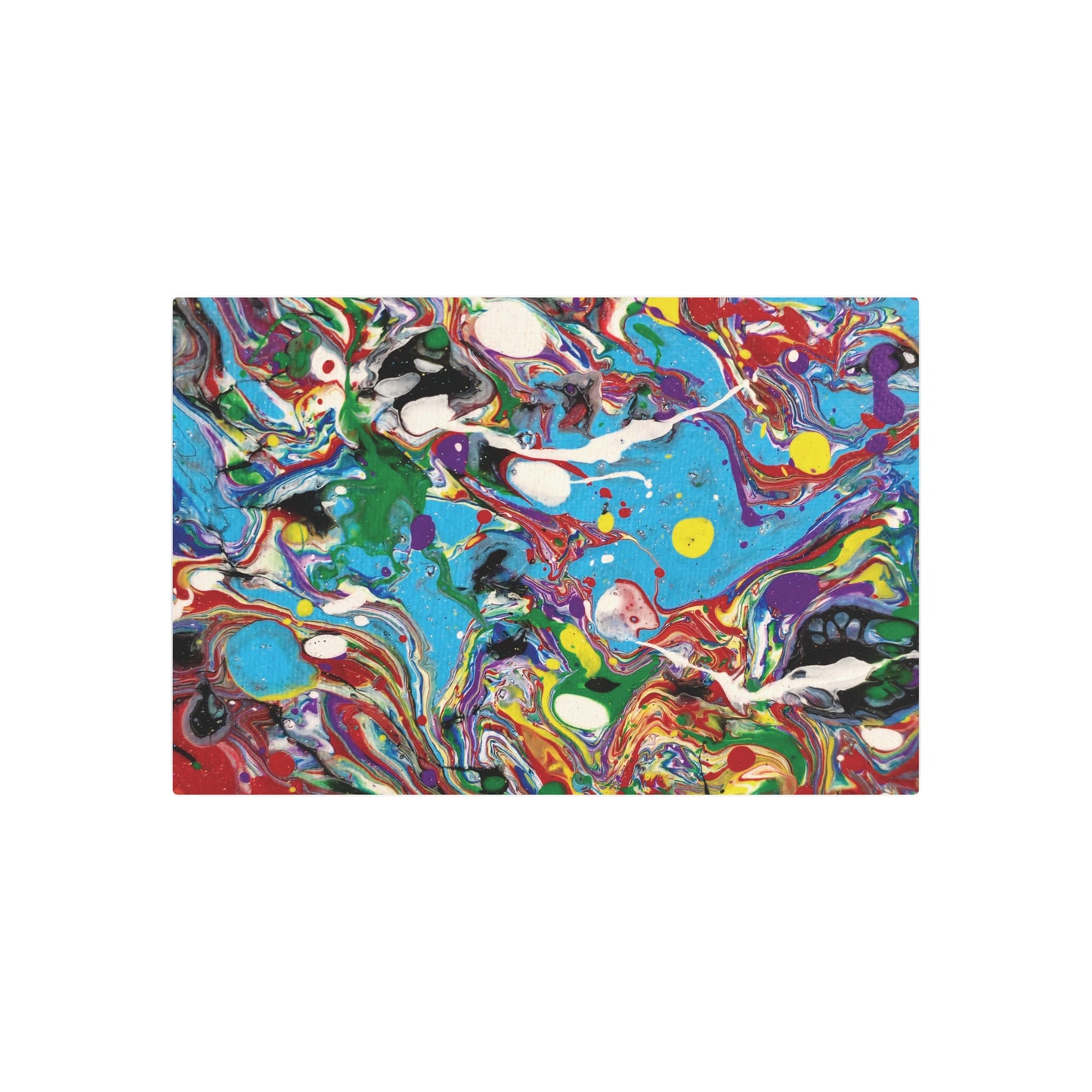 Rainbow Intricacy - Metal Art Sign – Vibrant Colorful Wall Decor