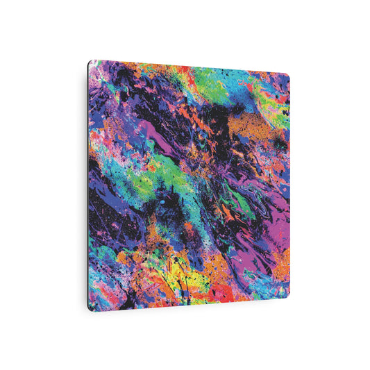 Glow Safari - Metal Art Sign – Vibrant Colorful Wall Decor