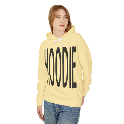 Obvious Collection Lightweight Hoodie - Funny and Ironic 'HOODIE' Design