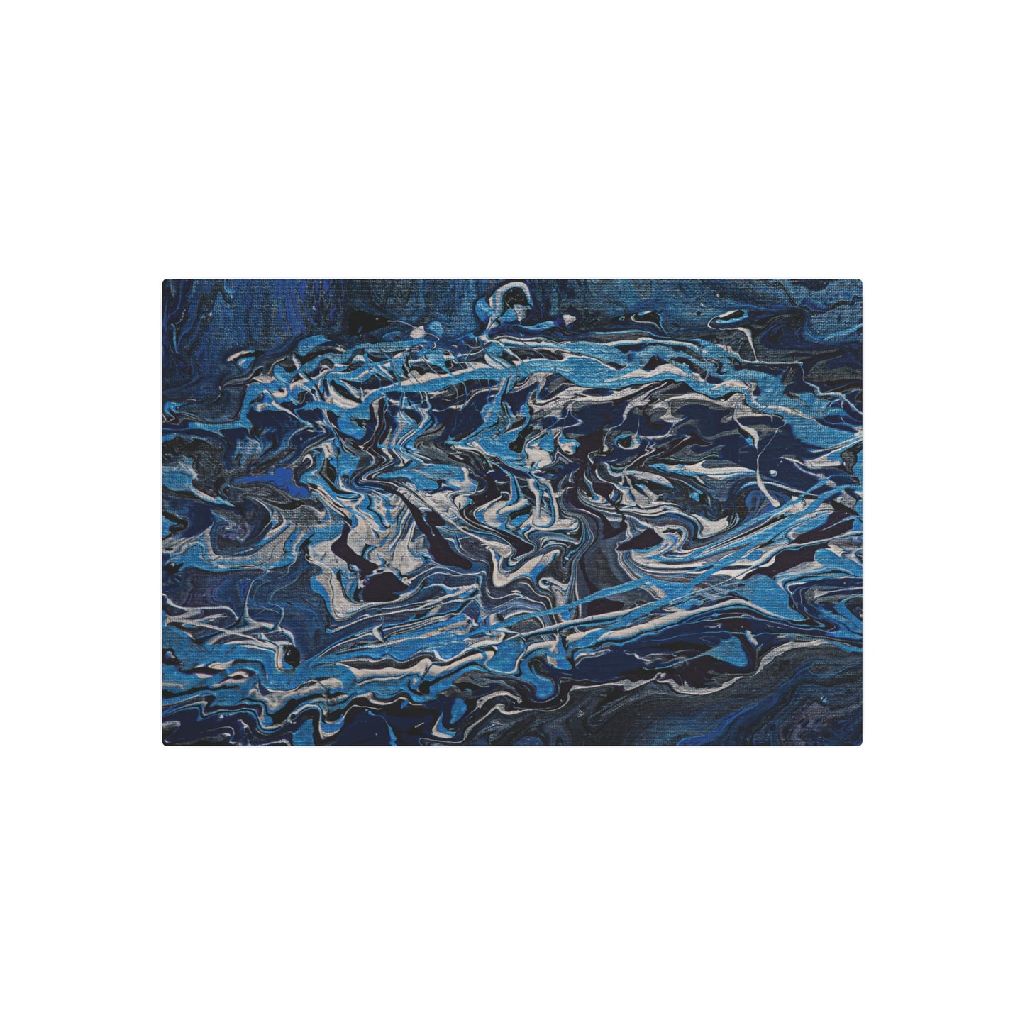 Grit Blue - Metal Art Sign – Wall Decor