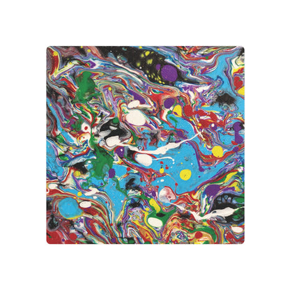 Rainbow Intricacy - Metal Art Sign – Vibrant Colorful Wall Decor