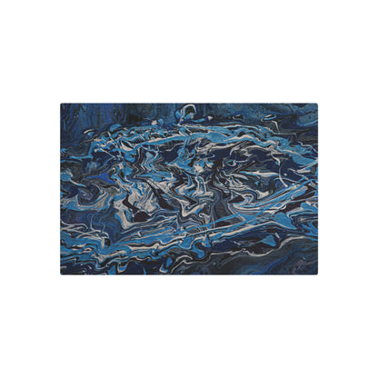 Grit Blue - Metal Art Sign – Wall Decor