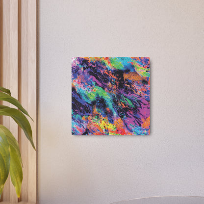 Glow Safari - Metal Art Sign – Vibrant Colorful Wall Decor