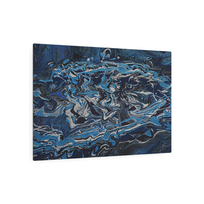 Grit Blue - Metal Art Sign – Wall Decor