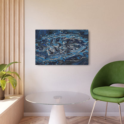 Grit Blue - Metal Art Sign – Wall Decor