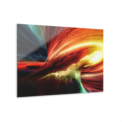 Vibrant Abstract Acrylic Print - Modern Wall Art for Home Decor