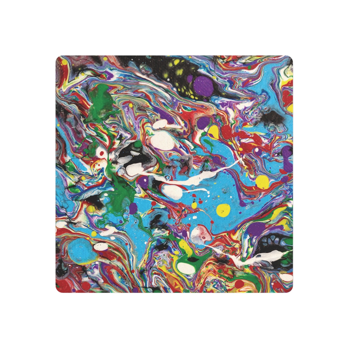 Rainbow Intricacy - Metal Art Sign – Vibrant Colorful Wall Decor