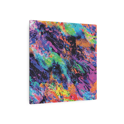 Glow Safari - Metal Art Sign – Vibrant Colorful Wall Decor