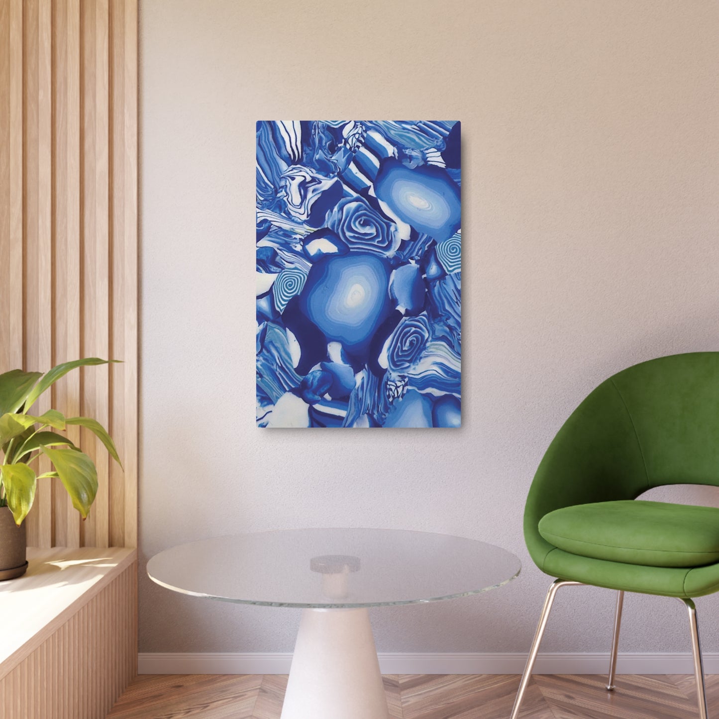 Swircles of Clay - Metal Art Sign – Wall Decor